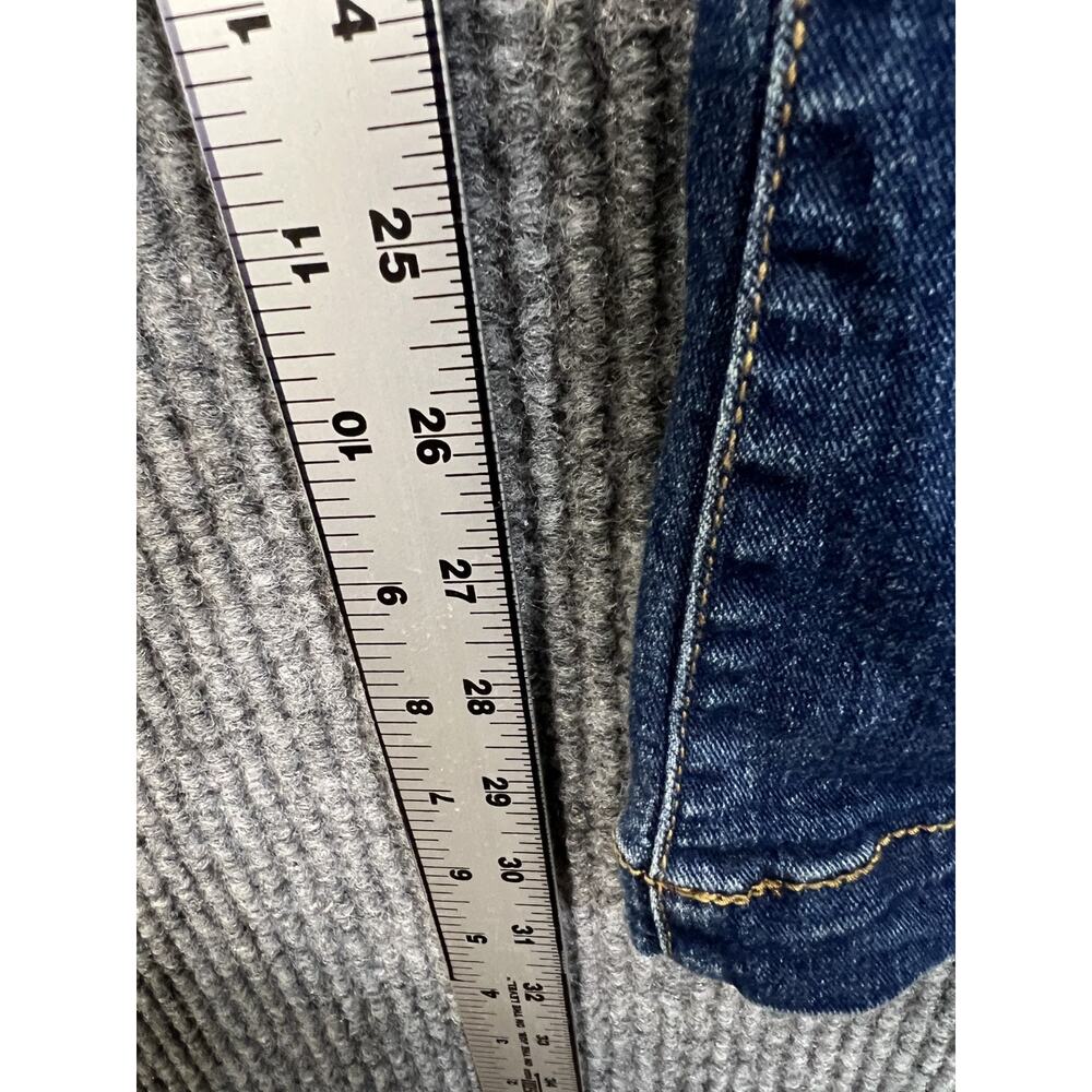 Ava & Viv Denim Jumpsuit Womens Plus 18 Blue Flare Leg Boho Hippie Western - Picture 8 of 10